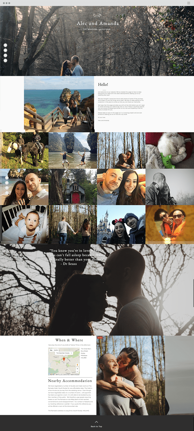 gorgeous wedding websites youll want to copy wedding websites samples