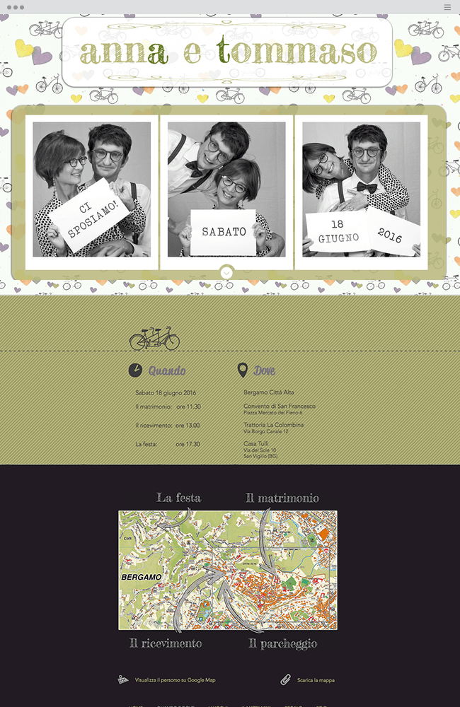 Gorgeous Wedding Websites You Ll Want To Copy Anna And Tommaso