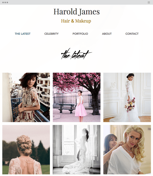 Amazing Portfolio sites Created With Wix