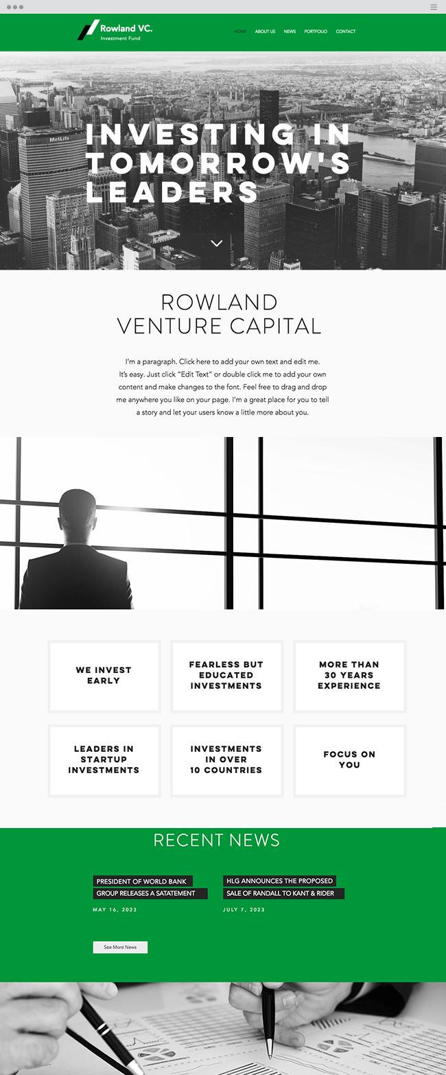 story web template