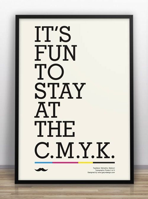 It's fun to stay at the C.M.Y.K.