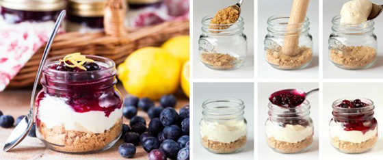 No-bake mason jar cheesecake picnic ideas No-bake mason jar cheesecake picnic food ideas