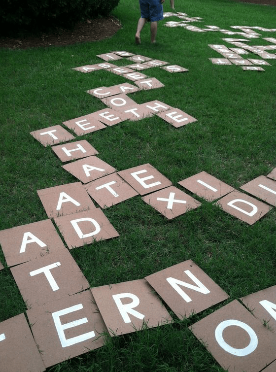 DIY scrabble game labor day picnic ideas DIY scrabble game labor day activities
