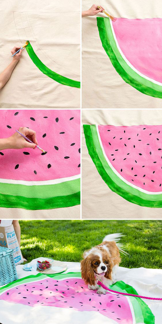 Watermelon picnic blanket for labor day Watermelon picnic blanket for labor day