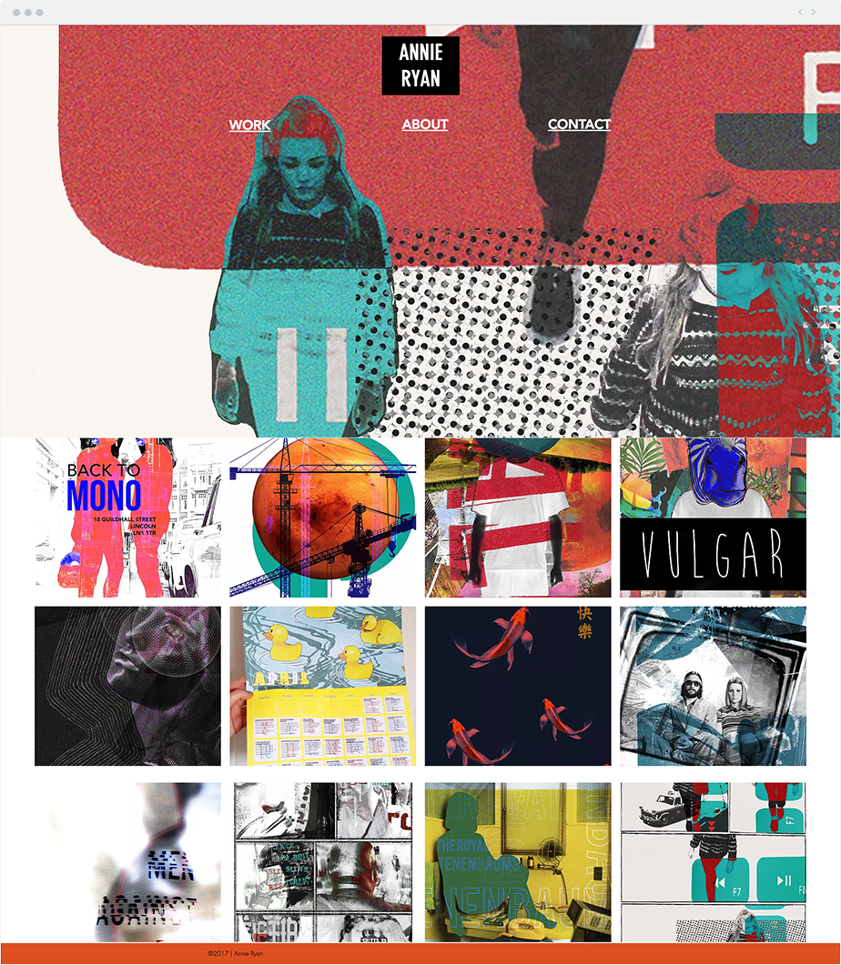 Annie Ryan Wix website