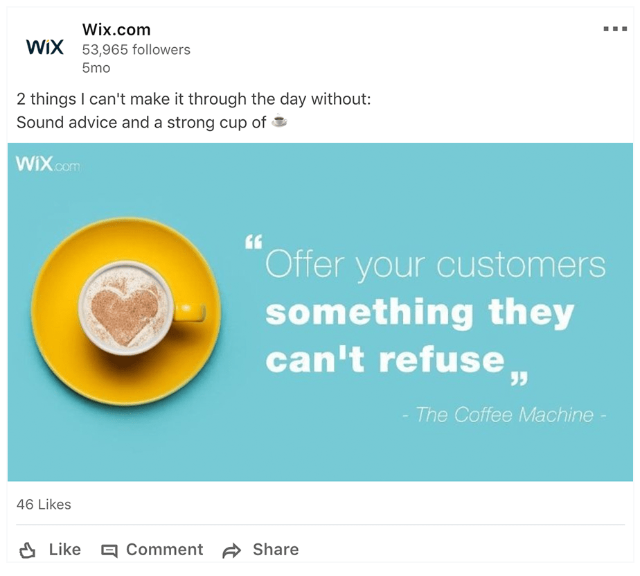 LinkedIn Post Example