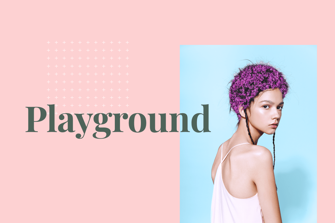 Wix web design template with scroll effects