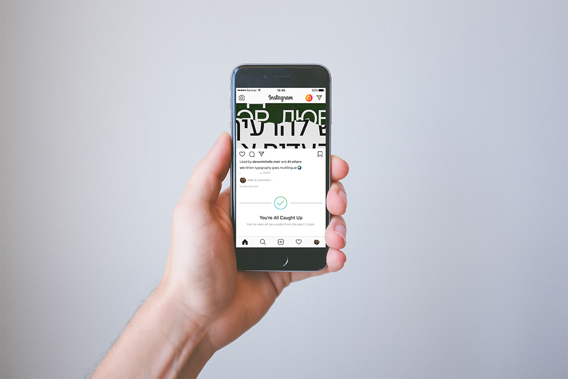 Instagram's You're All Caught Up. Digital wellness