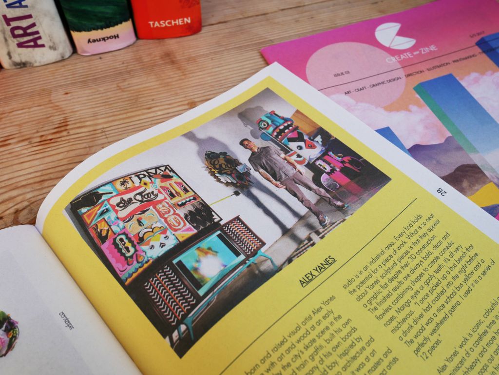 Create Zine's second issue, featuring Alex Yanes