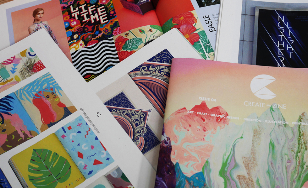 Create Zine illustration and photography