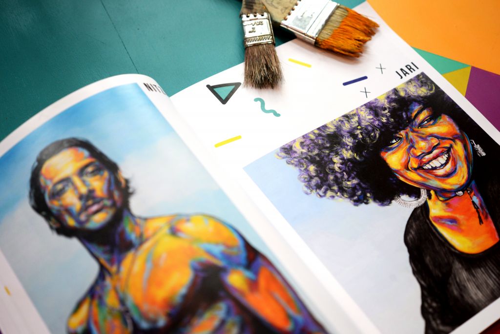 Artist Rae Senarighi’s paintings featured in PM Megazine