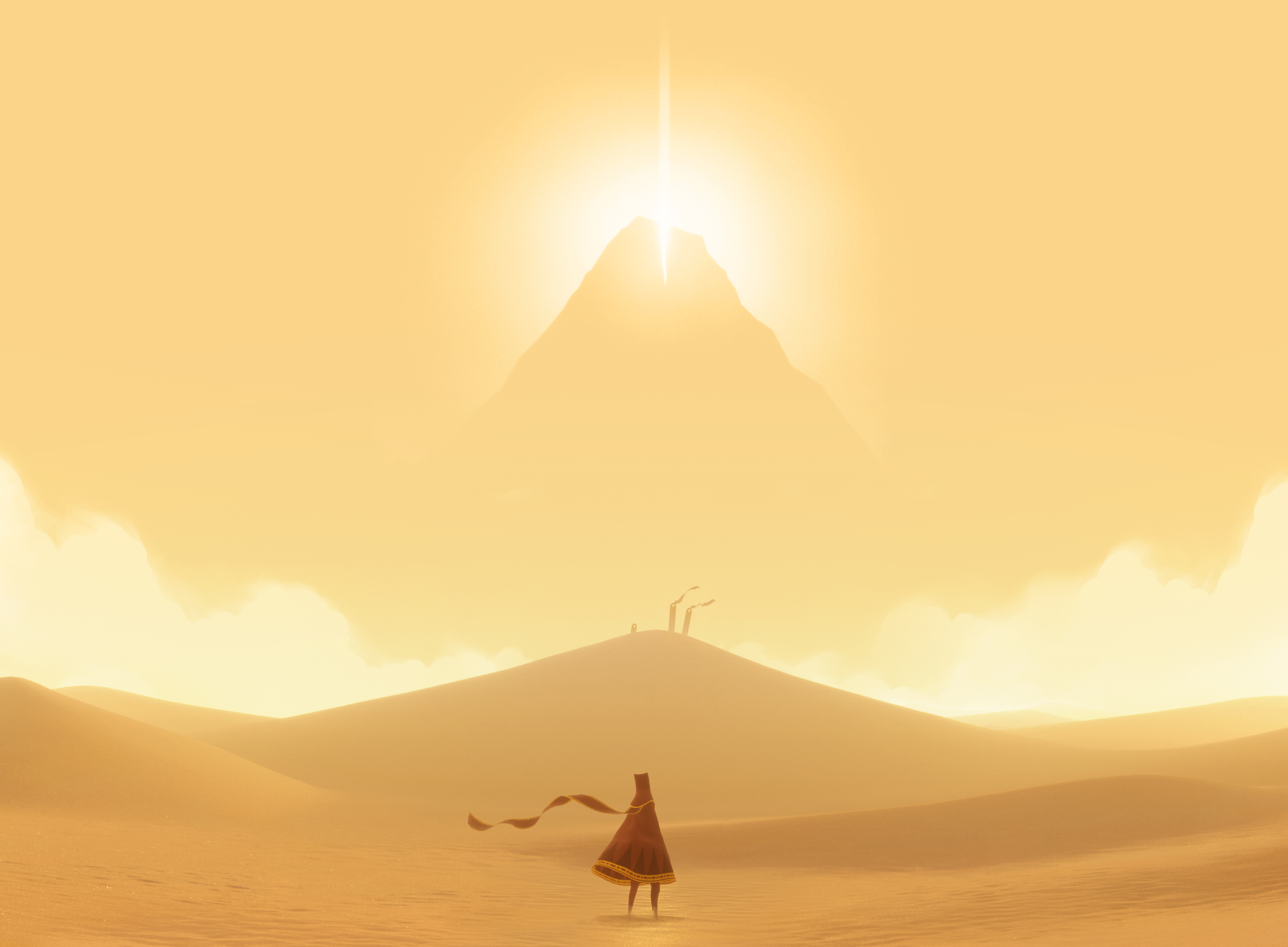 Screenshot of Journey video game by Thatgamecompany