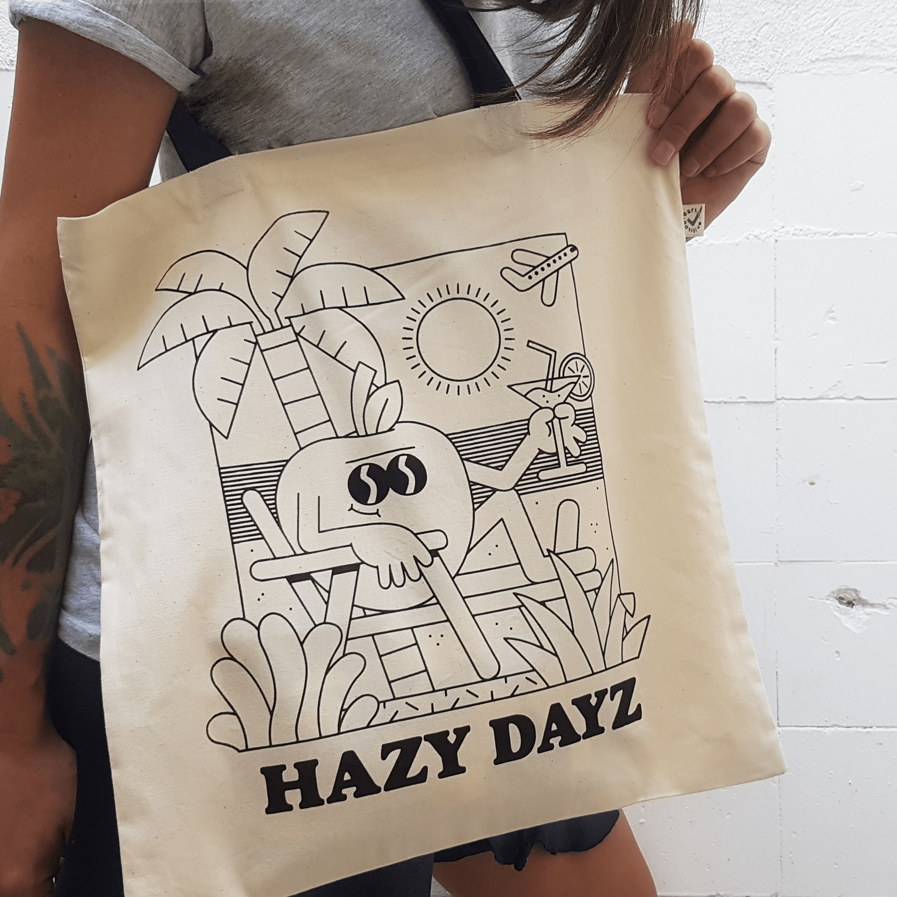 Hazy Dayz Totebag by Two One Studio