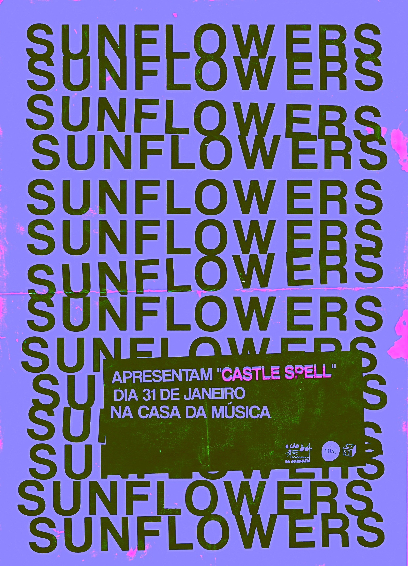Repeat text, poster design