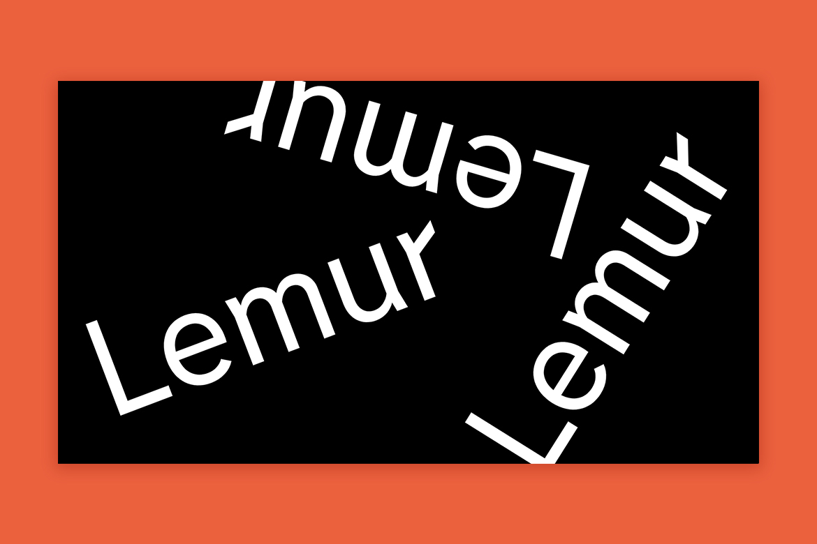Lemur typeface by Tightype