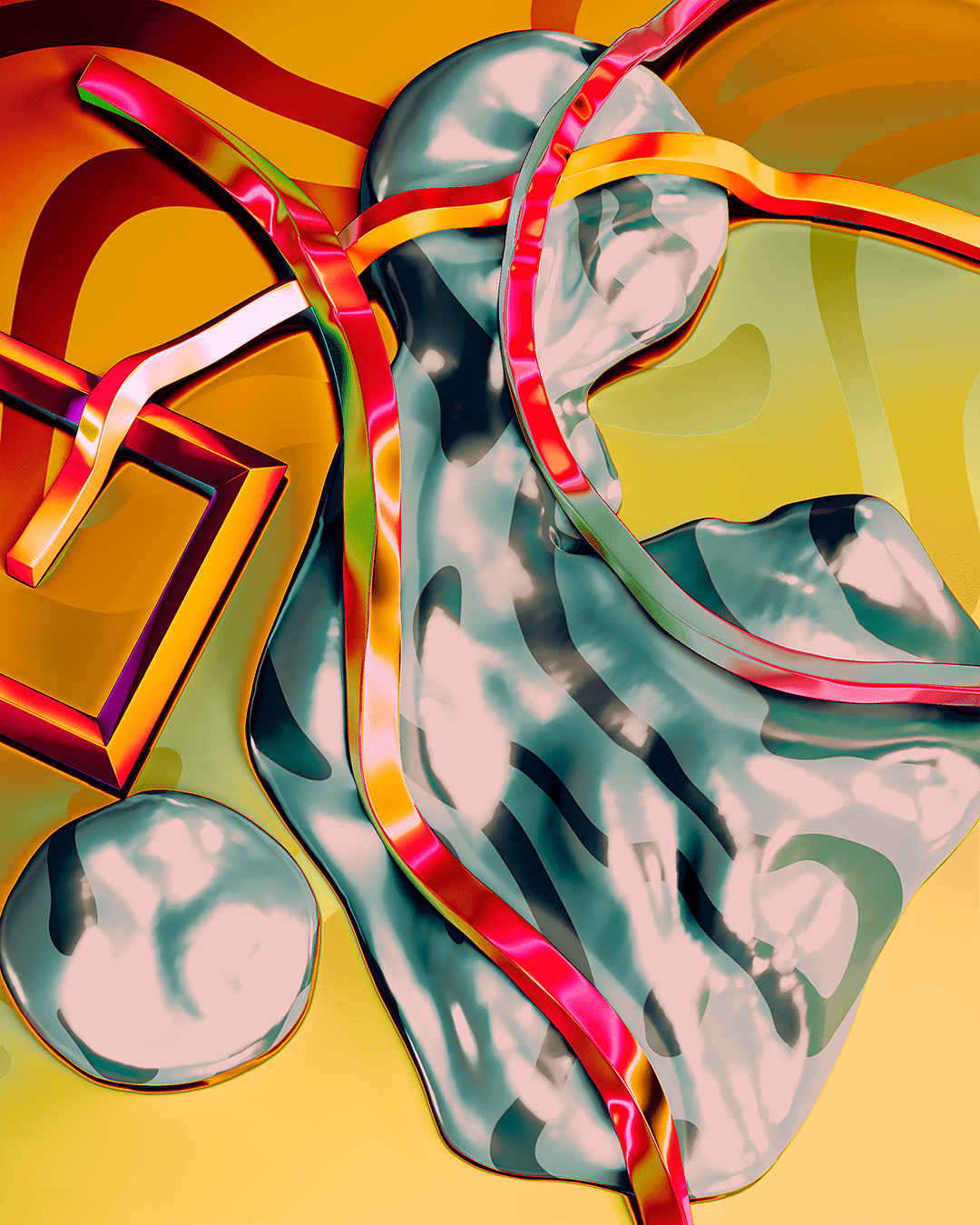 Neon metallic colors