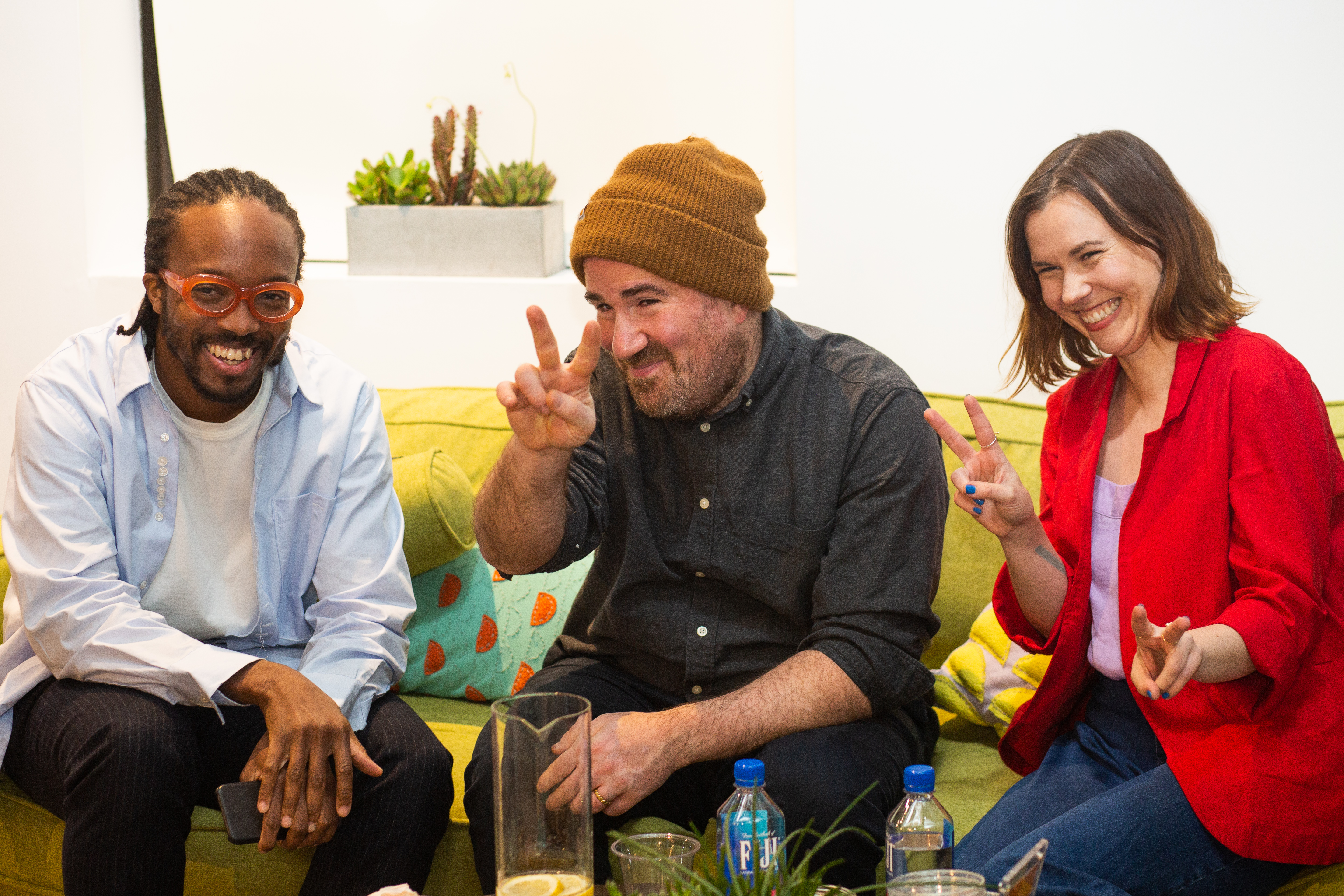 Designers Nicole Ginelli, Zack Liberman and Ekene Ijeoma