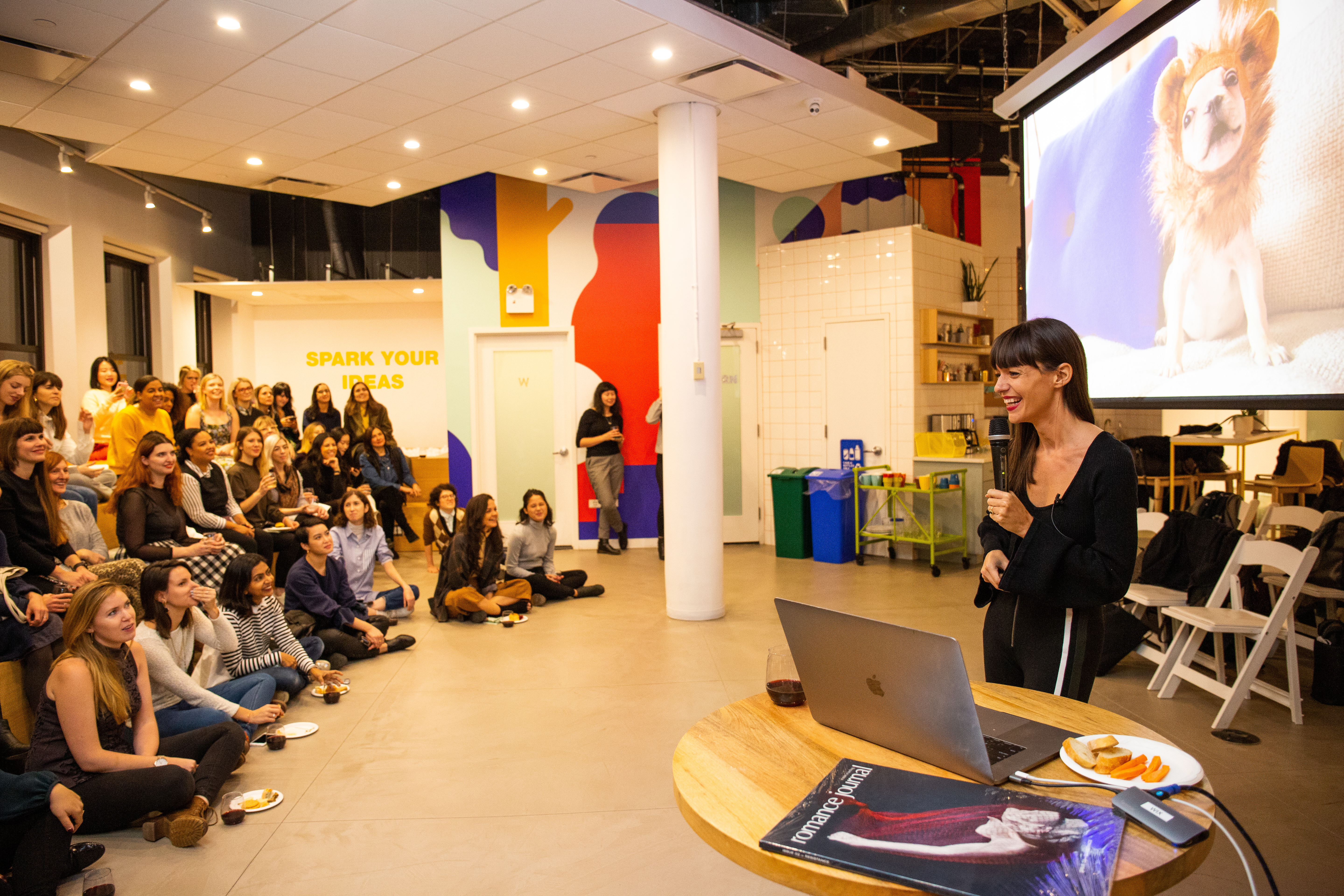 Jessica Walsh at the Wix Design Playground, Ladies Wine & Design