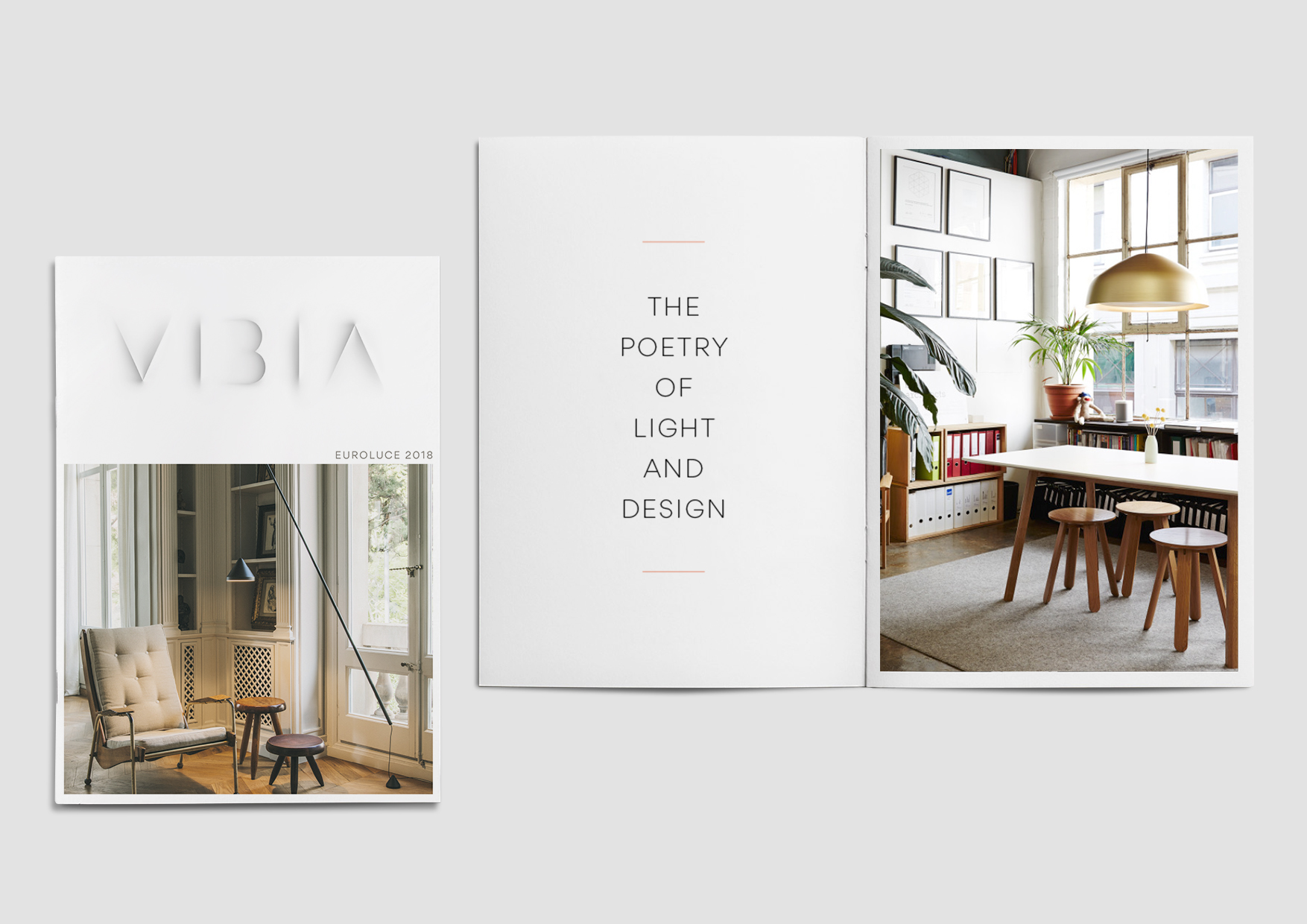 Brand identity for Vibia by Marina Willer, Pentagram