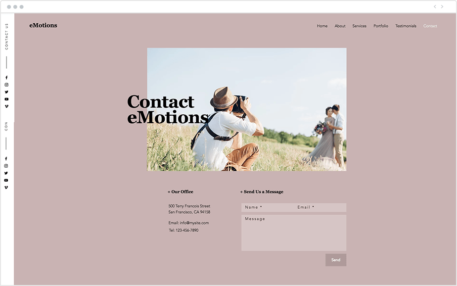 huwelijksfotograaf contacteer mij formulier